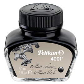 30559 Inchiostro stilografico 4001 - 30 ml - nero - Pelikan