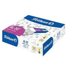30567 Gomma AL20 - bianca per matita - Pelikan - conf. 20 pezzi