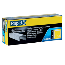 32398 Punti galvanizzati - 13/4 - 4 mm - metallo - Rapid - conf. 5000 pezzi