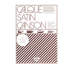 34640 Carta lucida satinata per disegno manuale - A3 - 250 fogli - 90/95 gr - per fotocopie/stampe laser - Canson