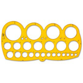 34882 Maschera cerchi 7126 - 1/55mm - con smusso - Arda