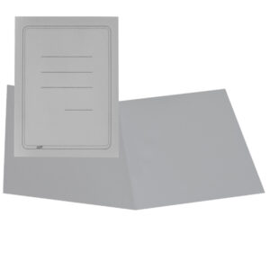 Cartellina semplice con stampa - 145 gr - 25 x 34 cm - grigio - cartoncino manilla - Cartotecnica del Garda - conf. 100 pezzi