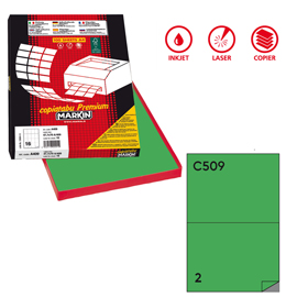 Etichette adesive C/509 - in carta - permanenti - 210 x 148
