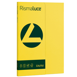 50563 Carta Rismaluce Small - A4 - 90 gr - giallo sole 53 - Favini - conf. 100 fogli