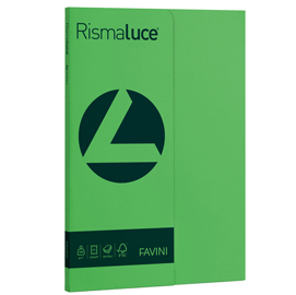50580 Carta Rismaluce Small - A4 - 200 gr - verde 60 - Favini - conf. 50 fogli