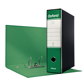 Registratore Oxford G85 - dorso 8 cm - protocollo 23 x 33 cm - verde - Esselte