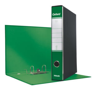Registratore Oxford G82 - dorso 5 cm - commerciale 23 x 30 cm - verde - Esselte