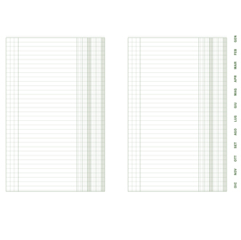 Scadenzario spiralato Gennaio/Dicembre - 21 x 29