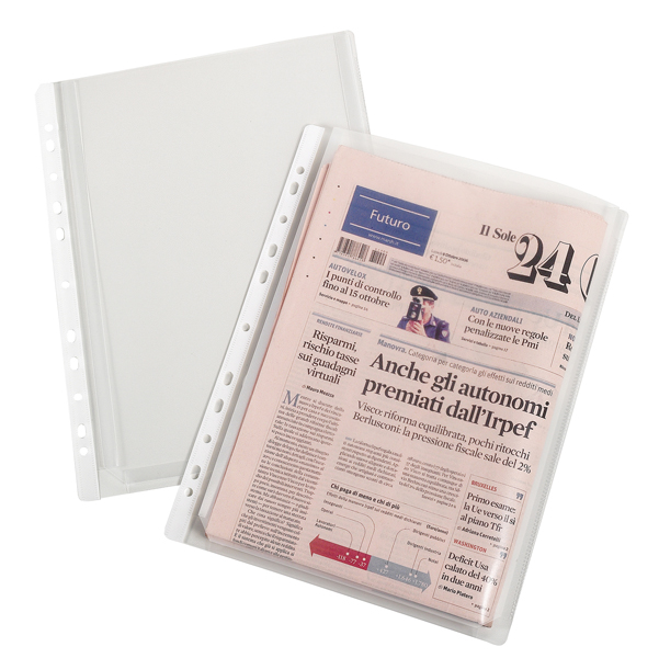 51225 Buste forate con soffietto - Superior - buccia - 21 x 29