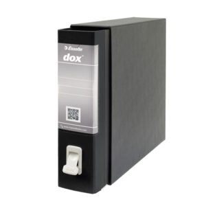 Registratore Dox 2 - dorso 8 cm - protocollo 23 x 34 cm - nero - Esselte Dox