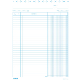 Layout 1 Schede - 2 colonne - 21 x 15 cm verticale - Edipro - conf. 100 pezzi