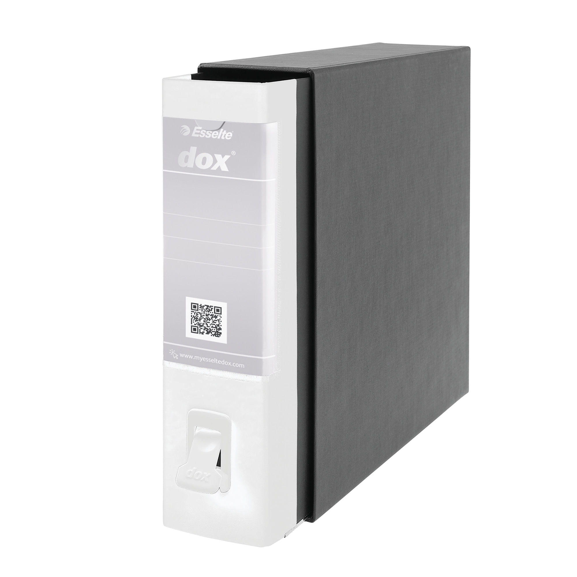 51239 Registratore Dox 2 - dorso 8 cm - protocollo 23 x 34 cm - bianco - Esselte Dox