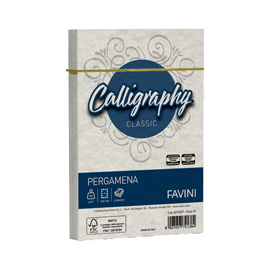 61544 Busta Calligraphy Pergamena - 120 x 180 mm - 90 gr - perla 10 - Favini - conf. 25 pezzi