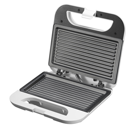 64937 Tostiera a piastre Tostina - 13x23 cm - 750 W - bianco - Melchioni family