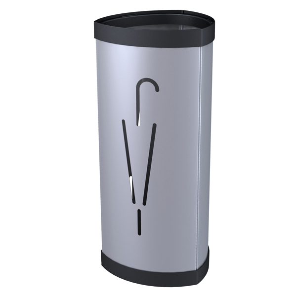 71278 Portaombrelli - diametro 26 cm - H 60 cm - metallo - silver - Alba