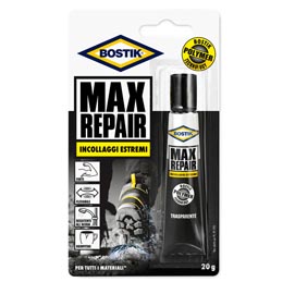 71942 Adesivo Max Repair - universale - 20 gr - trasparente - Bostik