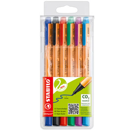 73420 Pennarello Greenpoint - 6 colori - punta 0