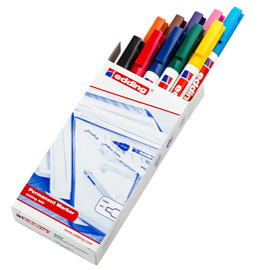 73450 Marcatore permanente 400 - punta tonda - 1 mm - colori assortiti - Edding - astuccio 10 pezzi