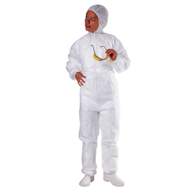73766 Tuta con cappuccio - monouso - PPL non tessuto - taglia XL - bianco - Deltaplus
