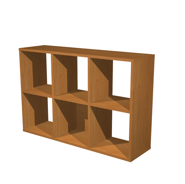 74426 Libreria casellario Rainbow - 6 caselle - 104