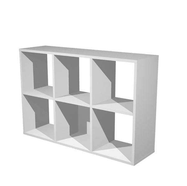 74427 Libreria casellario Rainbow - 6 caselle - 104