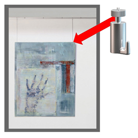 77795 Ganci per kit Arte System - portata massima 15 kg - Studio T - conf. 10 pezzi