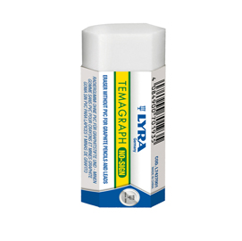 79898 Gomma Temagraph No Sign - 70x30x12mm - maxi gomma esagonale - Lyra