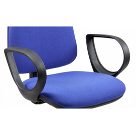 80098 Coppia braccioli fissi - per seduta operativa TMTMI/JUSB - nero - Unisit