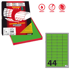 Etichette adesive A/406 - in carta - permanenti - 47