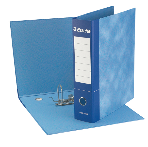 82295 Registratore Essentials G72 - dorso 5 cm - commerciale 23 x 30 cm - blu - Esselte