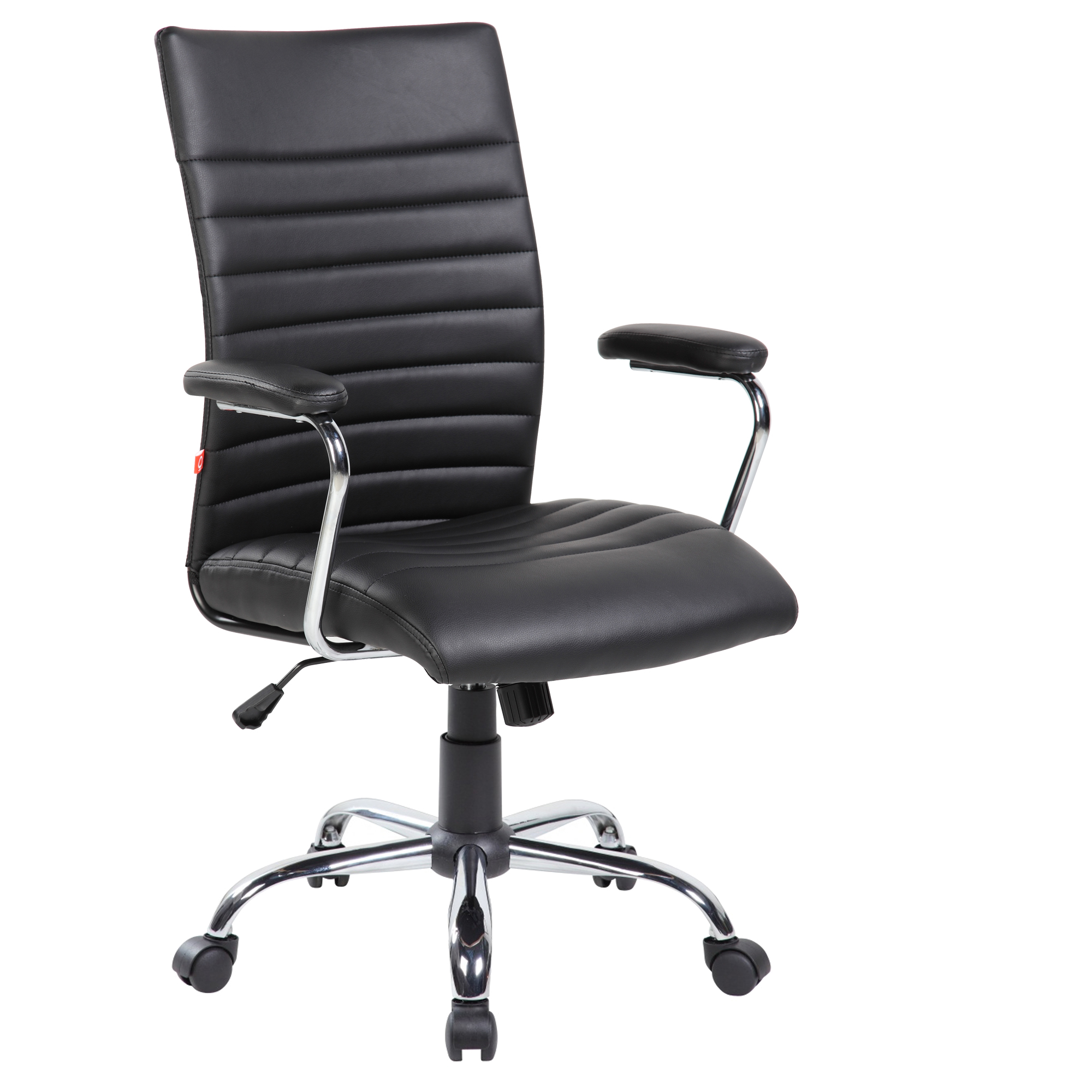 82803 Poltrona direzionale San Francisco M - con ruote e braccioli - nero - Serena Group