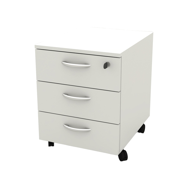 82846 Cassettiera Rainbow - 3 cassetti - con ruote - 41 x 50 x 52