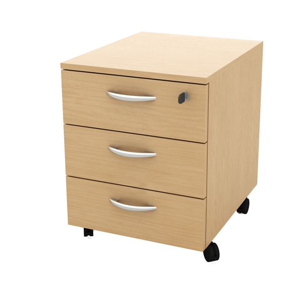 82847 Cassettiera Rainbow - 3 cassetti - con ruote - 41 x 50 x 52