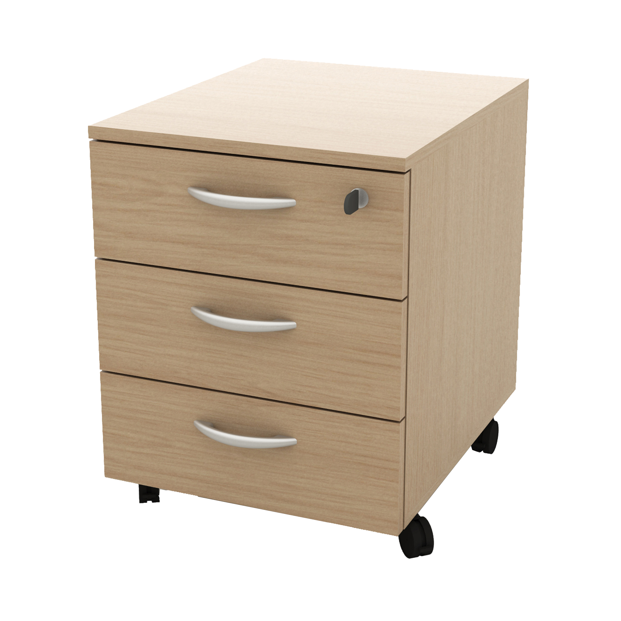 82850 Cassettiera Rainbow - 3 cassetti - con ruote - 41 x 50 x 52