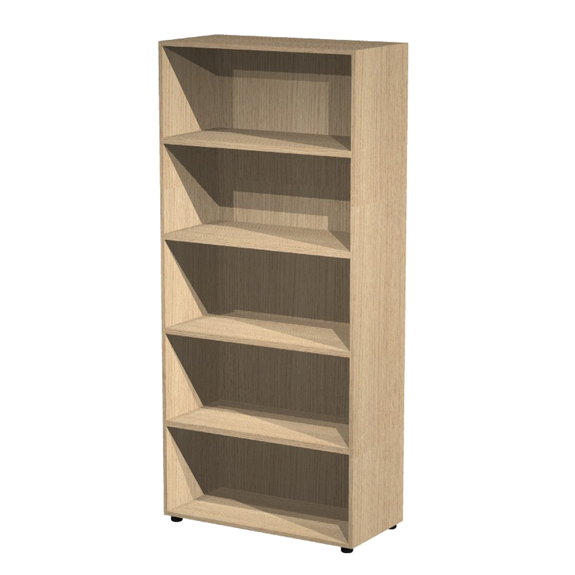 82854 Armadio modulare componibile - a giorno - 90 x 44 x 200 cm - rovere