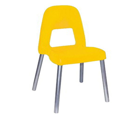 85990 Sedia per bambini Piuma - H 31 cm - giallo - CWR