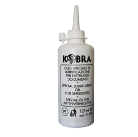 Olio per lubrificazione dei coltelli - Kobra - flacone 125 ml