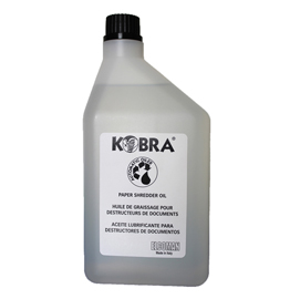 86883 Olio per distruggidocumenti - Kobra - flacone 1 L
