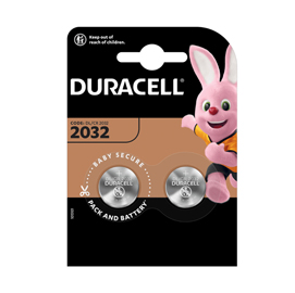 Micropila DL2032 - 3V - a pastiglia - litio - Duracell - blister 2 pezzi
