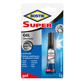 87790 Colla istantanea universale - Ultra Rapdio Gel - 3 gr - trasparente - Bostik