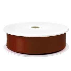 88250 Nastro doppio raso - 25mmx25mt - marrone 57 - Brizzolari