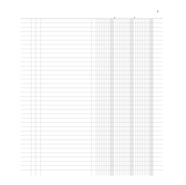 Registro inventari a 3 colonne - 96 pagine - 31 x 24