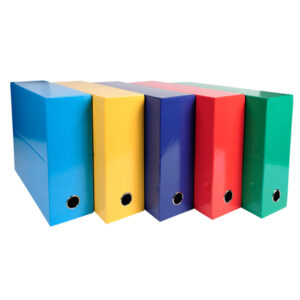 Scatola progetto Iderama - 25 x 33cm - dorso 9 cm - 5 colori assortiti classici - Exacompta