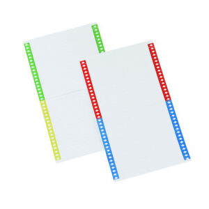 Cartellini per cartelle sospese - 140 mm - Bertesi - pack 10 fogli da 34 cartoncini