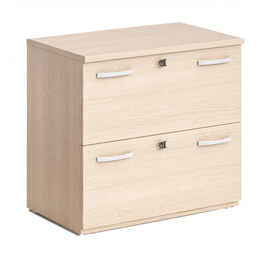 Classificatore Agorà - 2 cassetti - per cartelle sospese - 80 x 46 x 73 cm - rovere