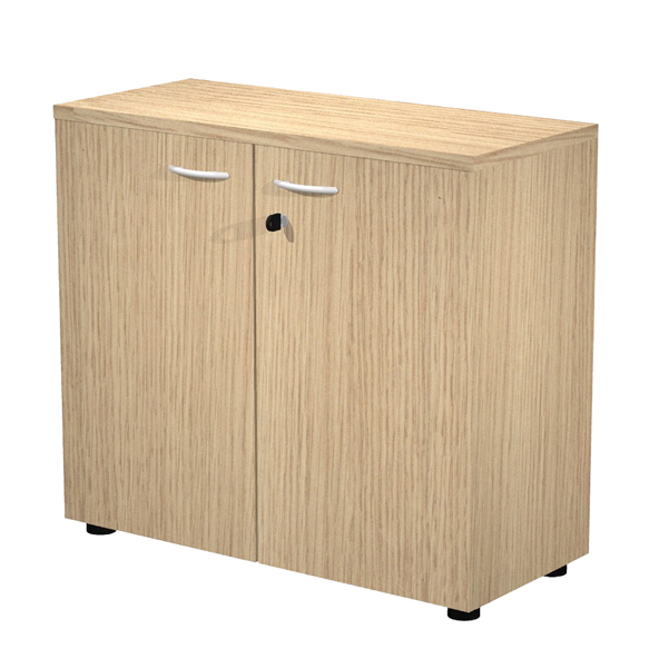 89571 Armadio modulare - basso a 2 ante battenti - 90 x 44 x 85 cm - rovere