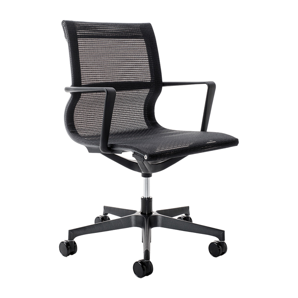 89593 Poltrona direzionale Tekno TKN - con braccioli inclusi - nero - Unisit