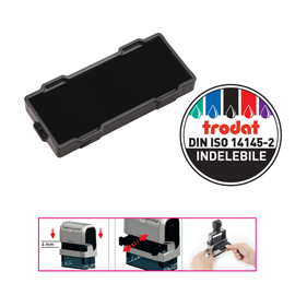 90218 Tamponi 6/9511 - nero - Trodat - blister 3 pezzi