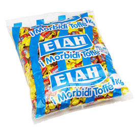 91038 Caramelle Toffee Mou cubik - Elah - busta 1 kg