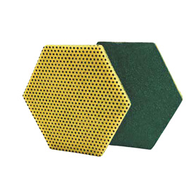 91818 Spugne in fibra 96Hex - doppia funzione - Scotch-Brite - conf. 15 pezzi